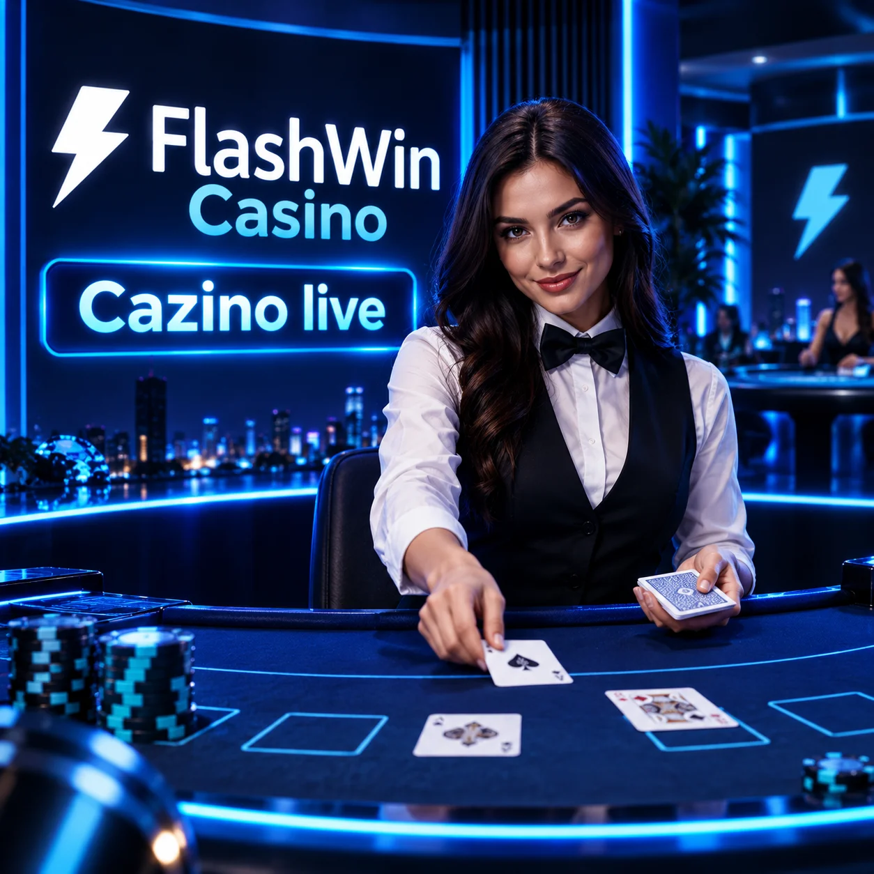 Cazino live FlashWin cu mese Evolution